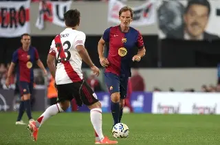 Imagen Las leyendas del Barcelona caen ante River Plate en Argentina 