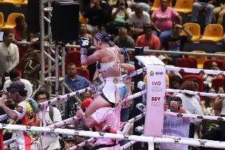 Imagen Esneydi La Leona Rodríguez retiene título mundial plata CMB en Veracruz