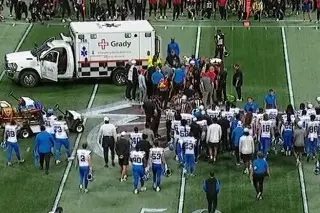 Imagen NFL: Se suspende el Falcons-Lions es suspendido por dramática lesión de Morice Norris