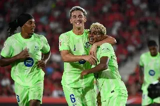 Imagen Con polémica arbitral, Barcelona golea al Mallorca en el inicio de La Liga 
