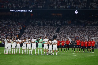 ¿Por qué hubo minuto de silencio previo al juego del Real Madrid?