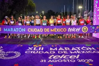 Imagen Agarran a tramposo en el Maratón de la CDMX (VIDEO)