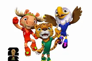 Imagen ¡Estas son las mascotas del Mundial! (VIDEO)