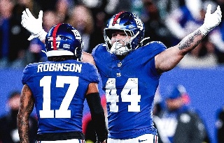 NFL: Novatos brillan en triunfo de Giants sobre a Eagles
