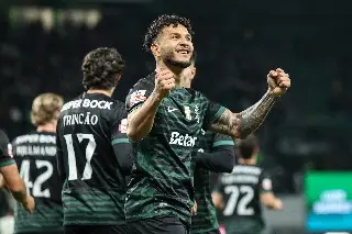 Imagen Sporting Lisboa golea al Rio Ave con un hat-trick de Luis Suarez