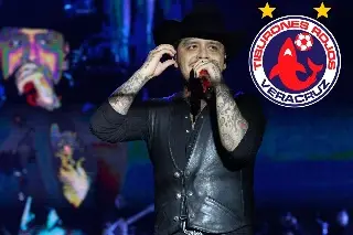 Imagen Christian Nodal recuerda en Veracruz cuando lo invitaron a comprar a los Tiburones Rojos