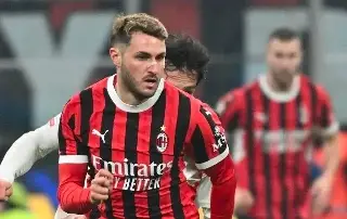 Imagen Despu&eacute;s de cinco meses, Santiago Gim&eacute;nez vuelve a jugar y el AC Milan gana 