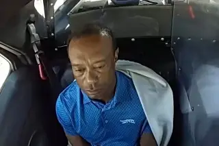 Imagen Video de la polic&iacute;a exhibe estado de Tiger Woods tras ser detenido (VIDEO)