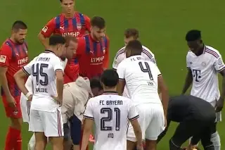 Imagen Musiala se desploma en pleno juego por segunda vez &iexcl;En menos de una semana!