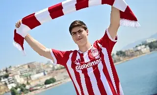 Imagen Oficial: 'Hormiga' Gonz&aacute;lez es nuevo jugador del Olympiacos 