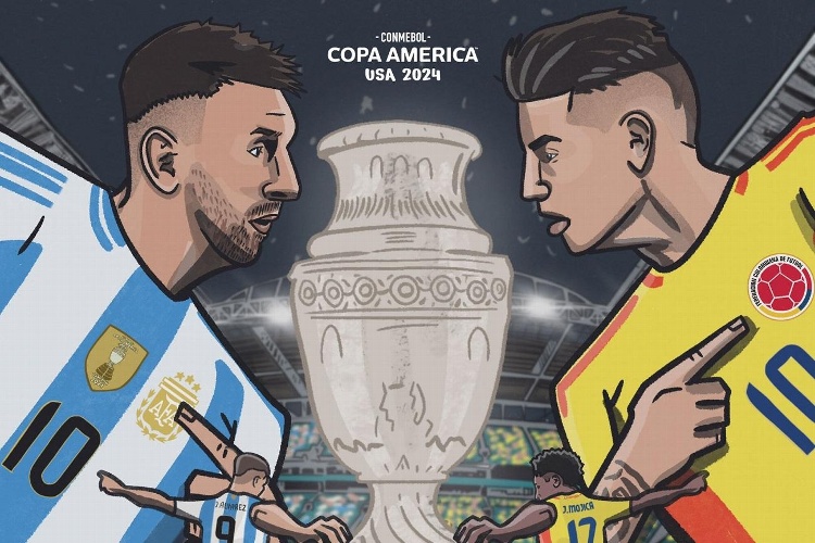 Argentina vs Colombia HOY en la Final de la Copa América ¿A qué hora se juega y quién lo transmite?