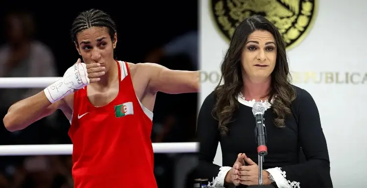 Ana Guevara defiende a la boxeadora de Argelia, Imane Khelif