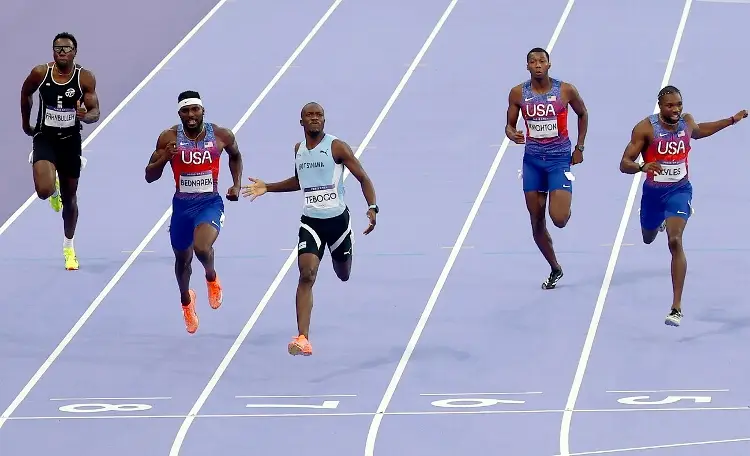 París 2024: Noah Lyles pierde el oro en los 200 metros de atletismo