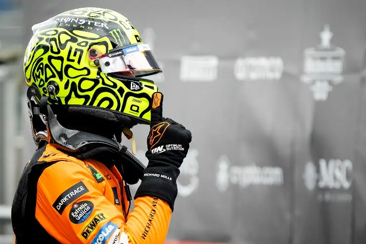 Norris se lleva Pole, Checo en el quinto en GP de Países Bajos