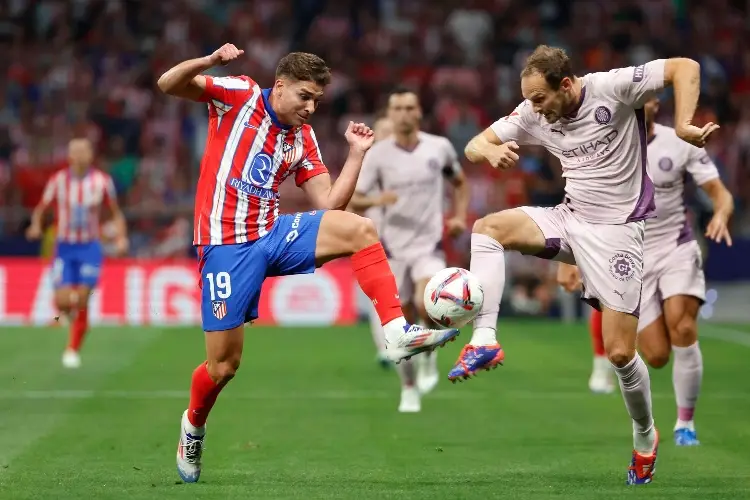 Discreto debut de Julián Álvarez como local con el Atlético de Madrid