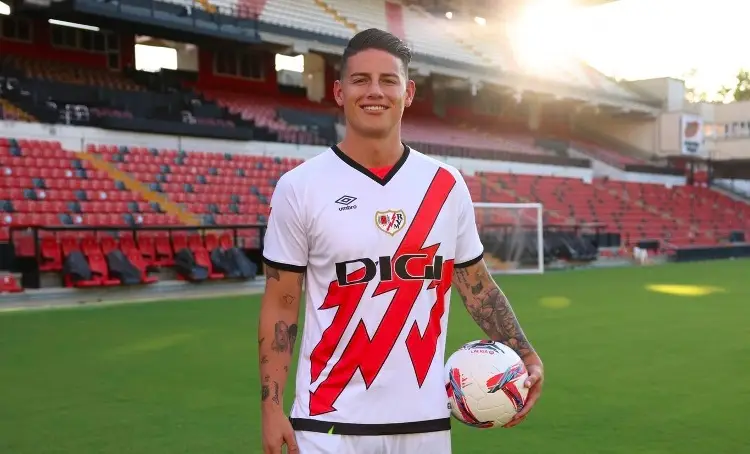 ¿James Rodríguez debutará con el Rayo Vallecano contra  Barcelona?