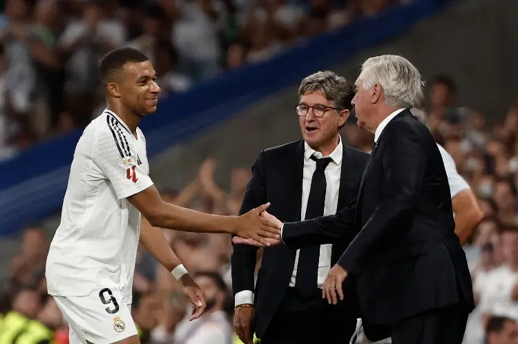 Las palabras de Ancelotti tras los primeros goles de Mbappé con Real Madrid 