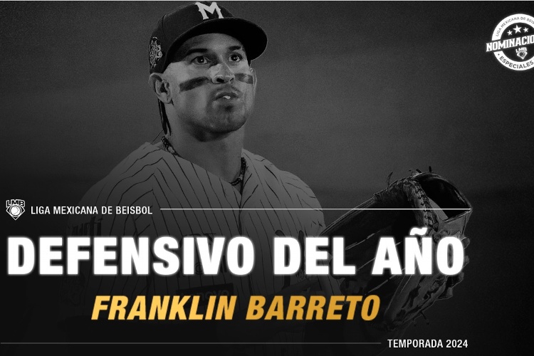 Franklin Barreto de los Diablos Rojos gana El Defensivo del Año en la Liga Mexicana