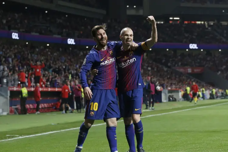 Messi y su gran despedida a Iniesta