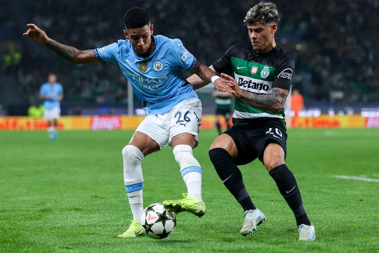 Maxi Araujo y Sporting Lisboa golean al Manchester City en la Champions League 