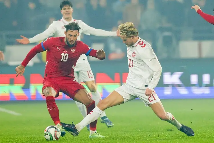 Dinamarca frustra a Serbia y lo elimina en la UEFA Nations League 