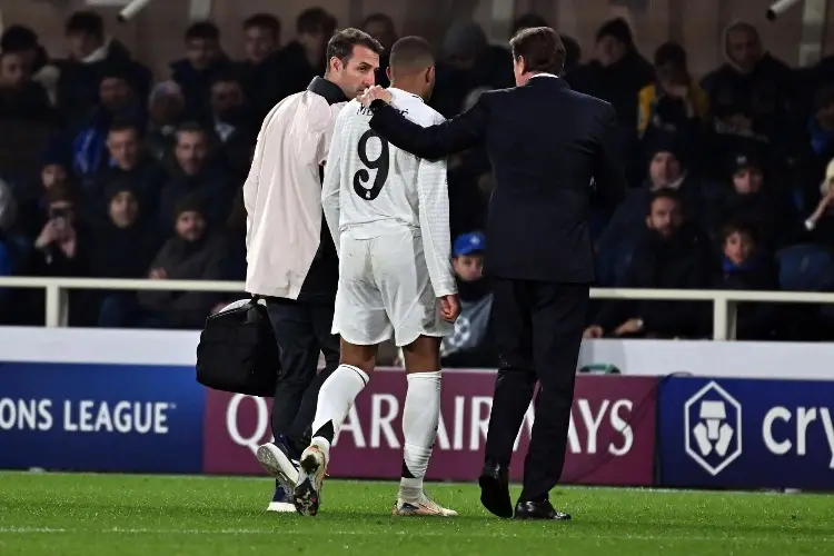 ¡Mbappé se lesiona en la Champions League!