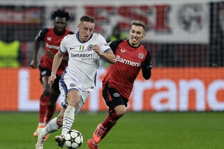 Con gol de último minuto, Bayer Leverkusen se impone al Inter en la Champions League