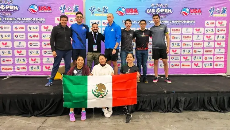 Veracruzano Rogelio Castro cierra el año en  US Open de tenis de mesa