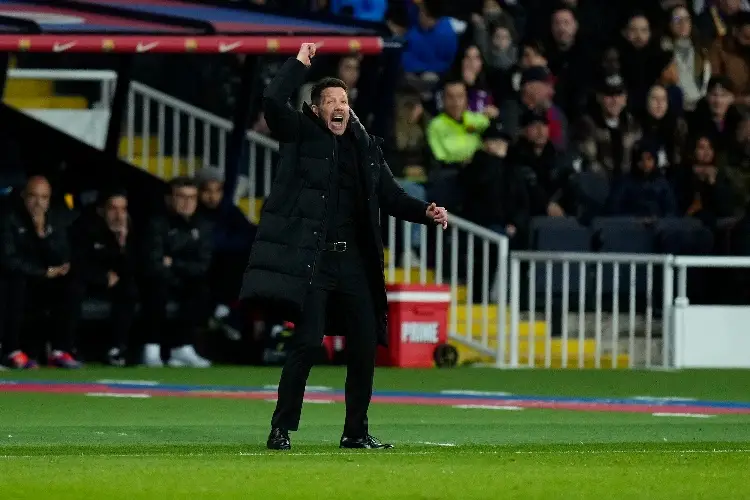 Simeone considera que el Barcelona merecía el triunfo ante Atlético de Madrid