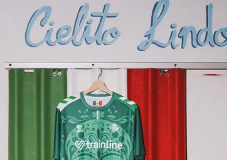 El club de España que presentó una camisa inspirada en la cultura mexicana (FOTOS)