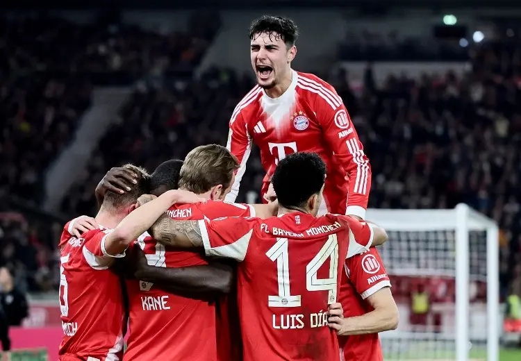 Bayern Múnich golea y aumenta su dominio en la Bundesliga 