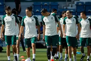 Caras largas en el entrenamiento de México tras caer vs Argentina