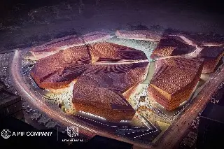 El impresionante nuevo estadio en Arabia que se inspiró en un oasis (FOTOS)