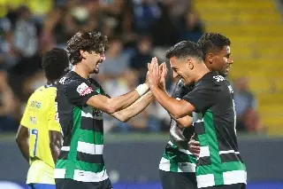 Maxi Araujo debuta en triunfo del Sporting Lisboa que marcha con paso perfecto