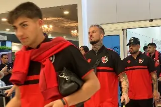 ¡Newell's Old Boys ya está en Veracruz! (FOTOS)