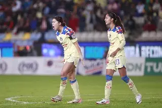 América se impone a Atlas en una lluvia de goles dentro de la Liga MX Femenil 