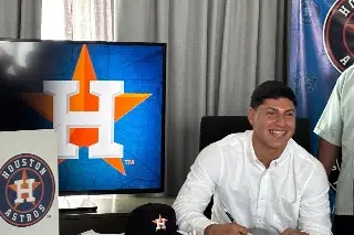 Veracruzano Dahel López firma con los Astros de Houston