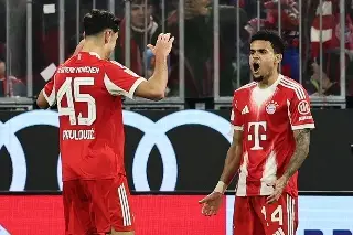 Luis Díaz comanda goleada del Bayern Múnich que los mantiene en la cima de la Bundesliga