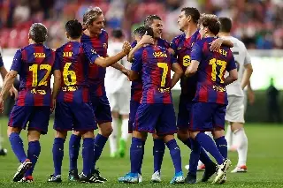 Leyendas del Barcelona le pegan al Real Madrid en Guadalajara