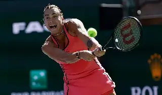 Tenis: Sabalenka se instala en la Gran Final de Indian Wells 