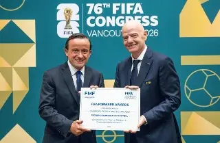 FIFA entrega reconocimiento a la Federación Mexicana de Futbol