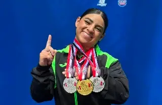 Mexicana se consagra subcampeona del mundo en Levantamiento de pesas 