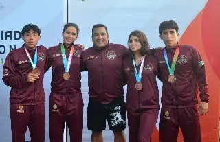 Con una participación histórica, Veracruz finaliza la Olimpiada Nacional Conade en Aguas Abiertas