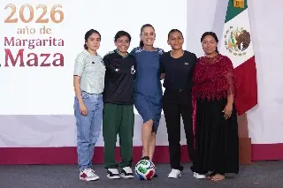 Veracruzana, entre las ganadoras que asistirán al Mundial con el boleto de la Presidenta