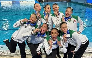 México gana medalla en Copa del Mundo de Natación Artística 
