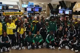 Sudáfrica llega a México previo al juego inaugural del Mundial 2026 