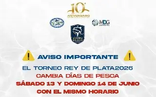 Cambios en el Torneo Rey de Plata 2026 por condiciones meteorológicas 