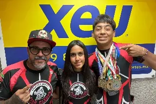 Atletas veracruzanos piden apoyo para disputar el Mundial de Artes Marciales Mixtas 2026