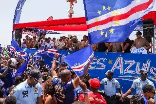 ¡Locura en Cabo Verde con el regreso de la selección tras su histórica participación en el Mundial! (VIDEOS)