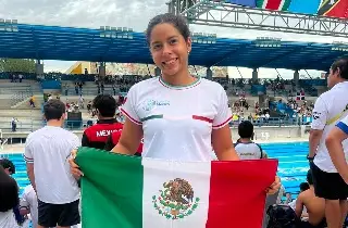 Veracruzana Marisela Escobar conquista nueva medalla en el Panamericano de Natación 